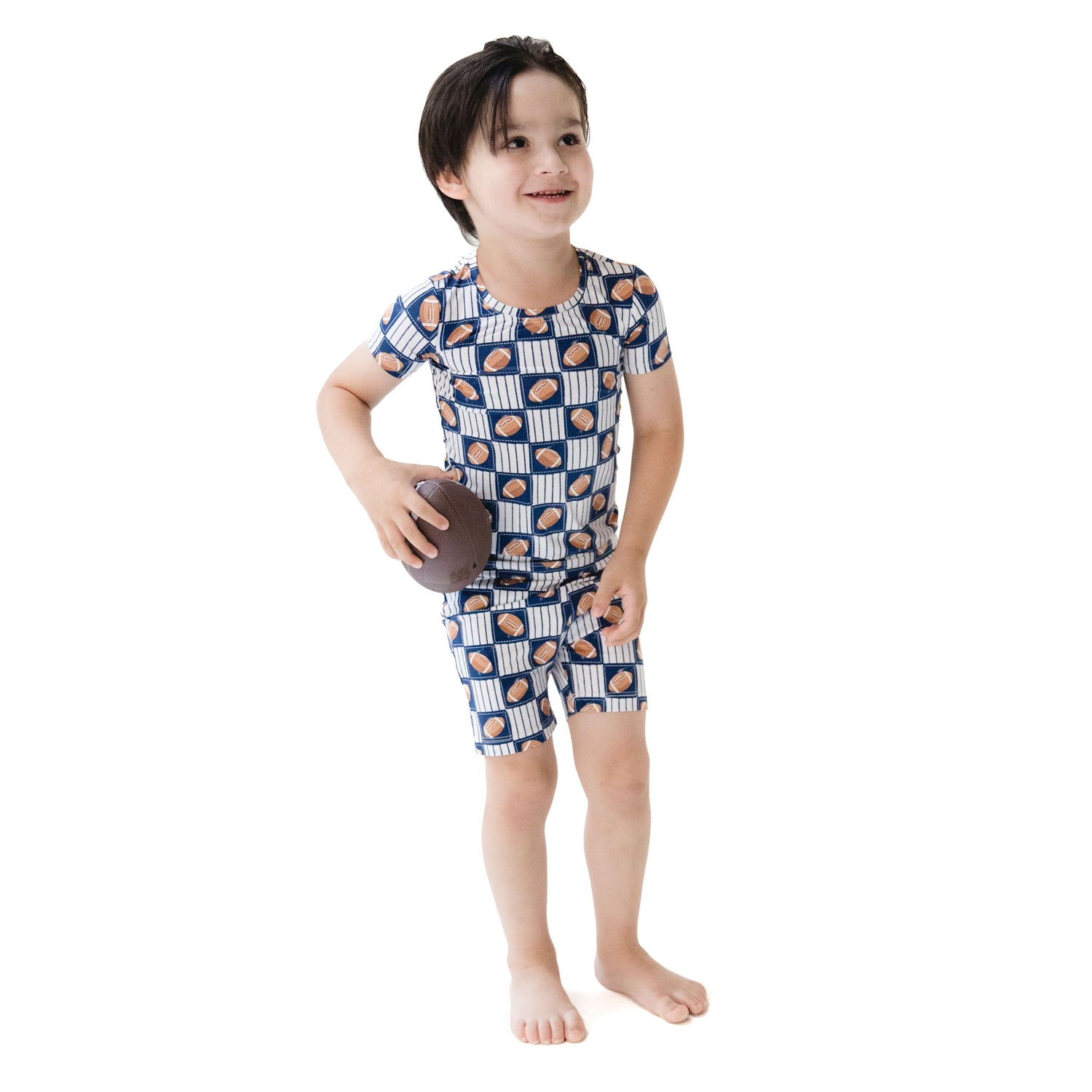 Football Patchwork - Loungewear Short Set