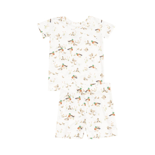 Loungewear Short Set Duckling Families.