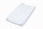 Blue Chinoiserie Changing Pad Cover by Little Mae & Co