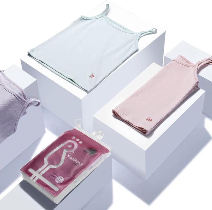 Feathers USA Kids Camisoles With Super Soft Cotton For Girls And Toddlers by Feathers USA at Everetts Place