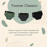 Feathers Boys' Cotton Stretch Tagless Briefs Underwear - (3/pack) by Feathers USA