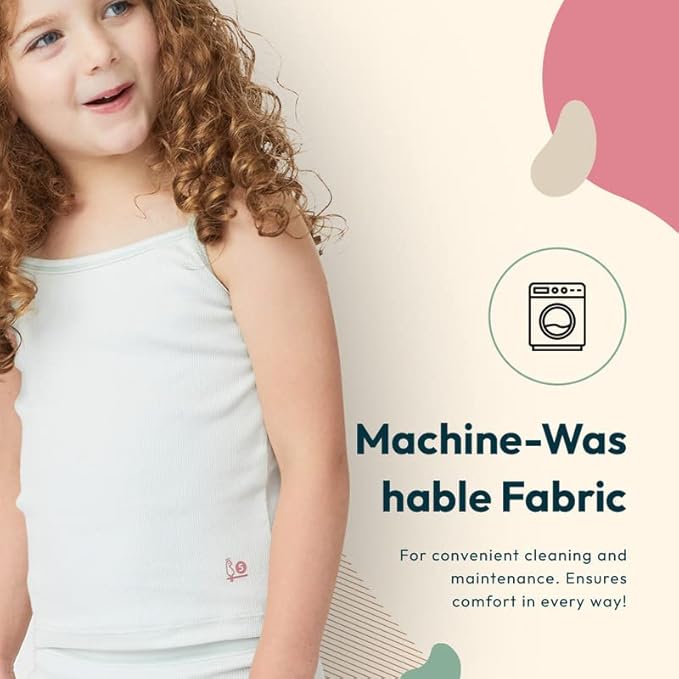 Feathers USA Kids Camisoles With Super Soft Cotton For Girls And Toddlers by Feathers USA at Everetts Place