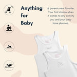Feathers USA Baby Onepiece Bodysuit Tagless Comfort for Newborns by Feathers USA at Everetts Place