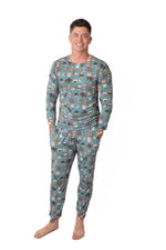 Men’s My First Adventure National Parks 2-Piece Pajama Set | Wildlife Sleepwear by Rayn’s Tiny Stitches