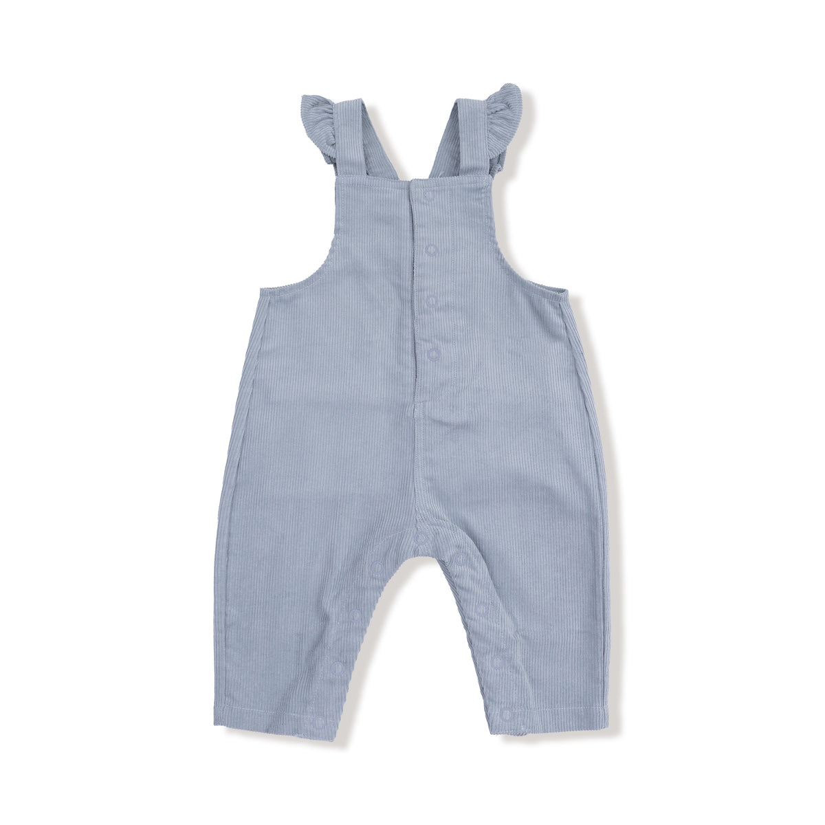 Quarry - Front Snap Ruffle Overall by Angel Dear at Everetts Place