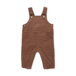 Solid Beaver Fur Corduroy - Uni Old School Overall by Angel Dear