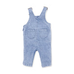 Old School Blue Stretch Denim - Uni Old School Overall by Angel Dear