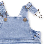Old School Blue Stretch Denim - Uni Old School Overall by Angel Dear