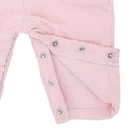 Veiled Pink Corduroy - Uni Old School Overall with Horse Applique by Angel Dear