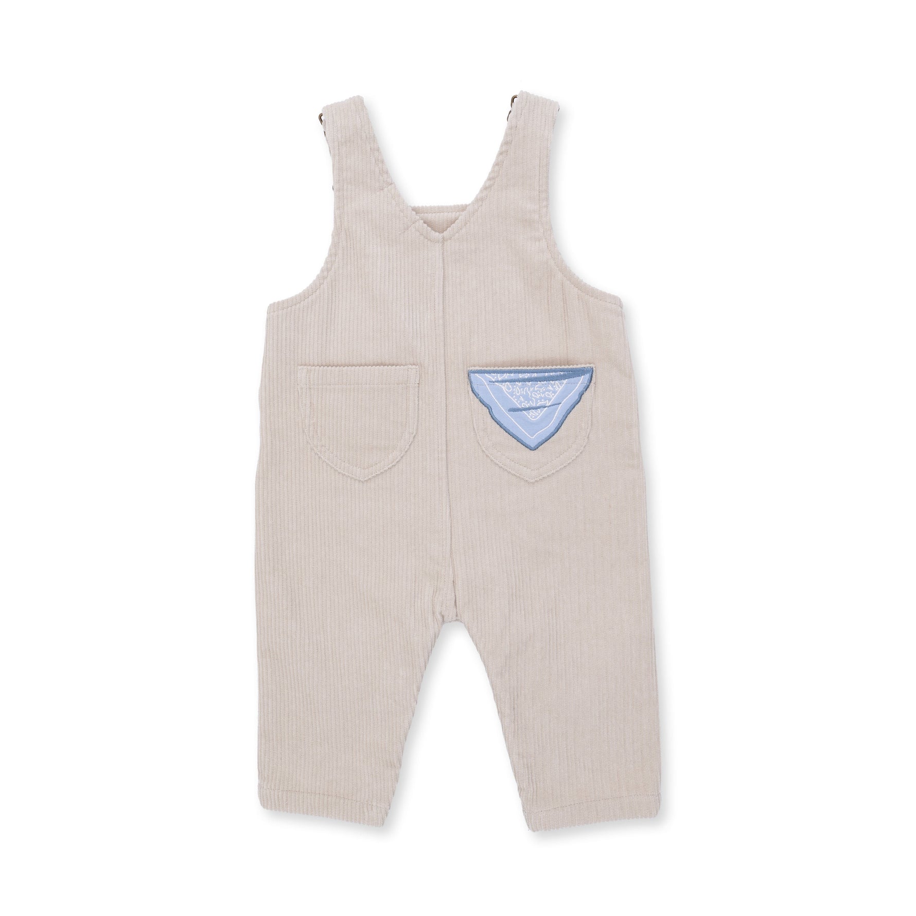 Peyote Corduroy - Uni Old School Overall with Horse Applique by Angel Dear