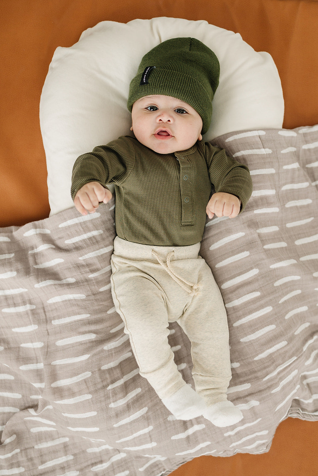 Acrylic Beanie, Adjustable Cuff by Mebie Baby