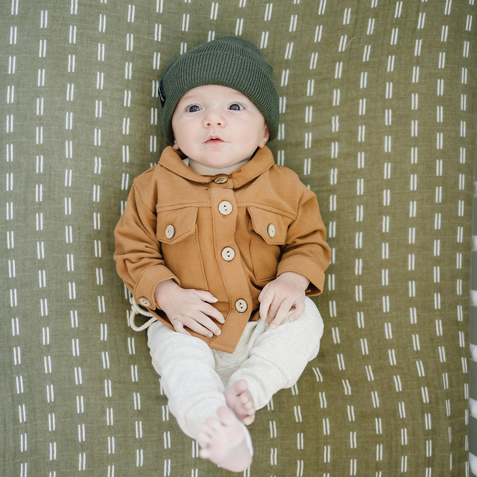 Acrylic Beanie, Adjustable Cuff by Mebie Baby