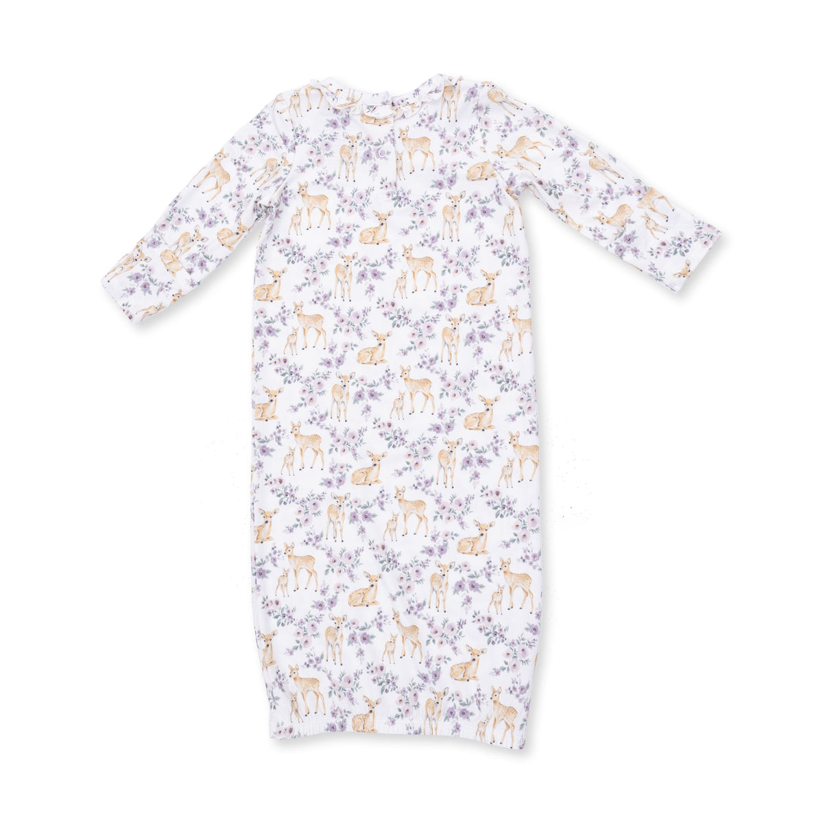 Floral Deer - Kimono Gown and Knot Headband by Angel Dear