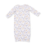 Floral Deer - Kimono Gown and Knot Headband by Angel Dear