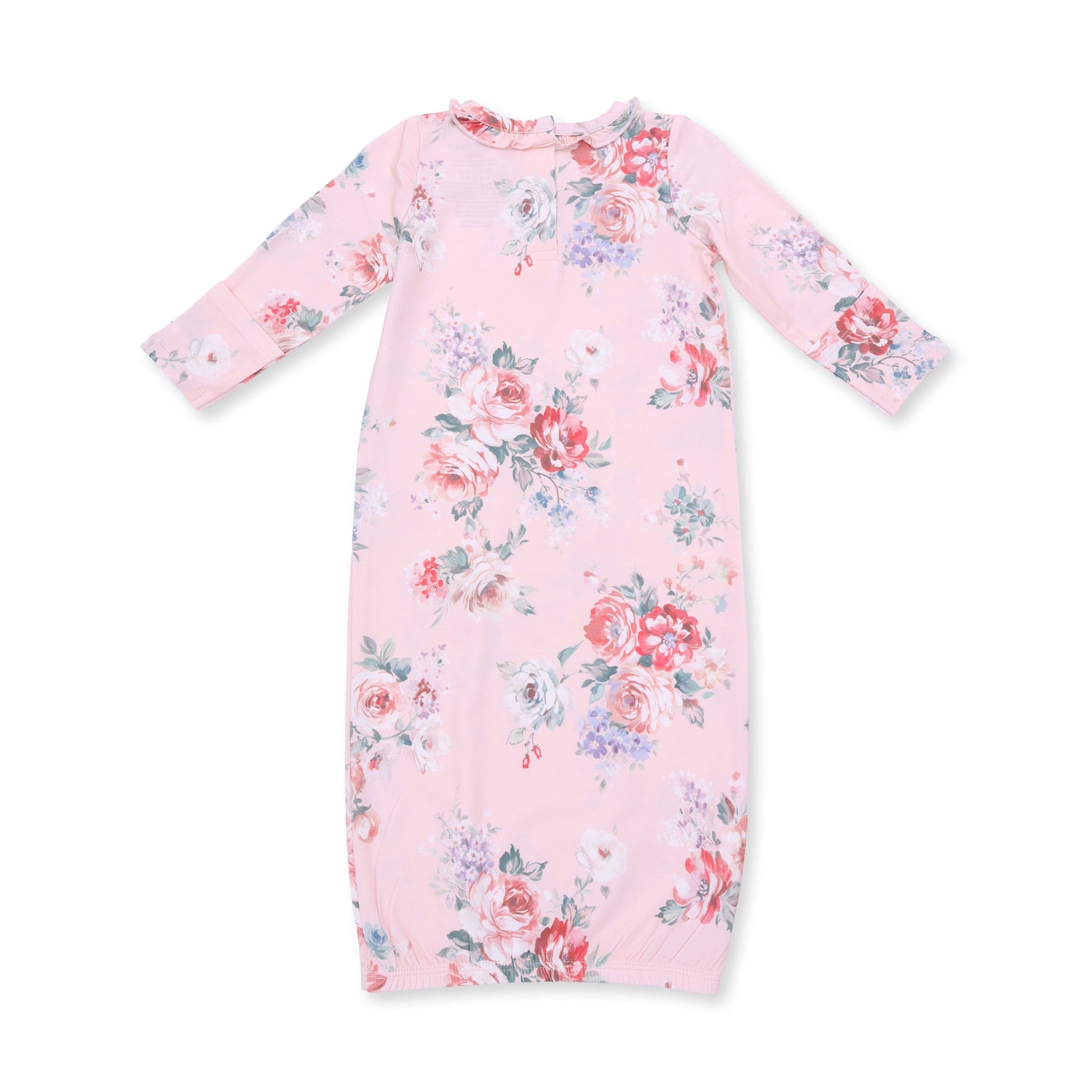 Painterly Rose Bouquets - Kimono Gown and Knot Headband by Angel Dear (view 2 of 3)