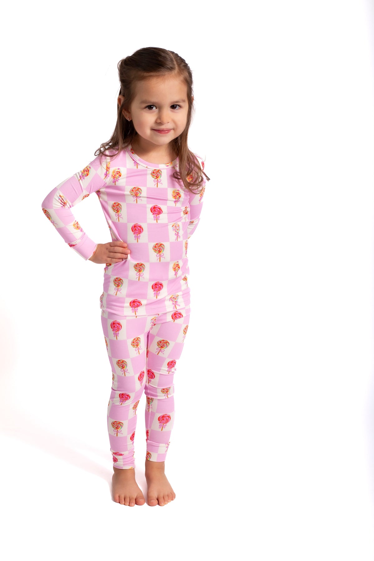 My First Lollipop -2-Piece Bamboo Pajamas for Girl by Rayn’s Tiny Stitches