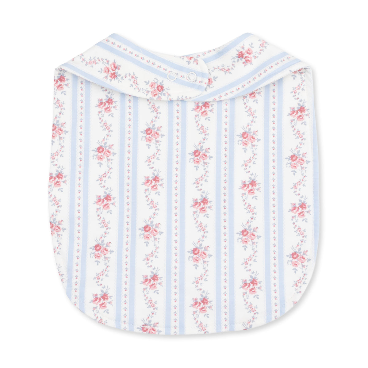 Anna Floral Stripe - Feeding Bib by Angel Dear