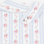 Anna Floral Stripe - Feeding Bib by Angel Dear