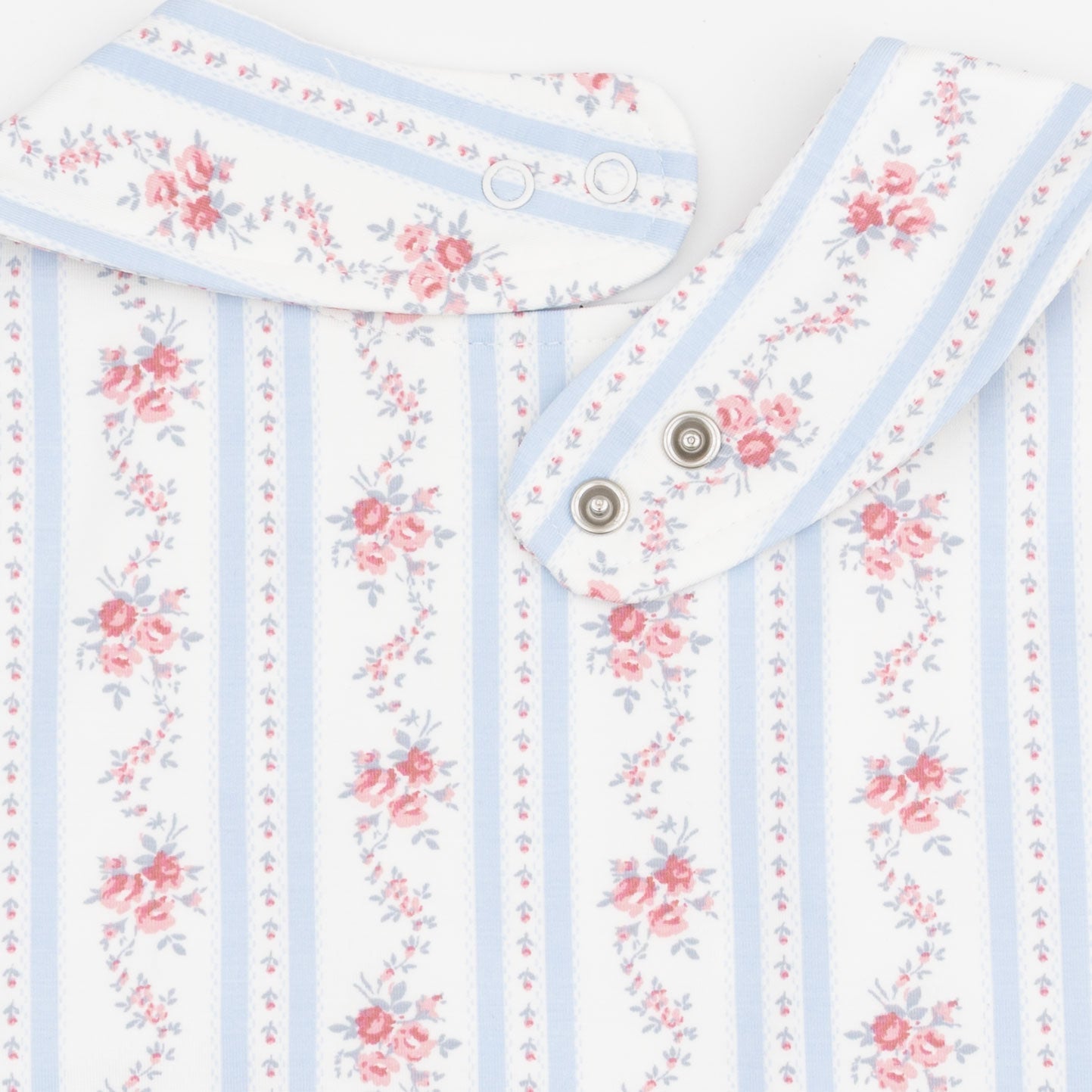 Anna Floral Stripe - Feeding Bib by Angel Dear