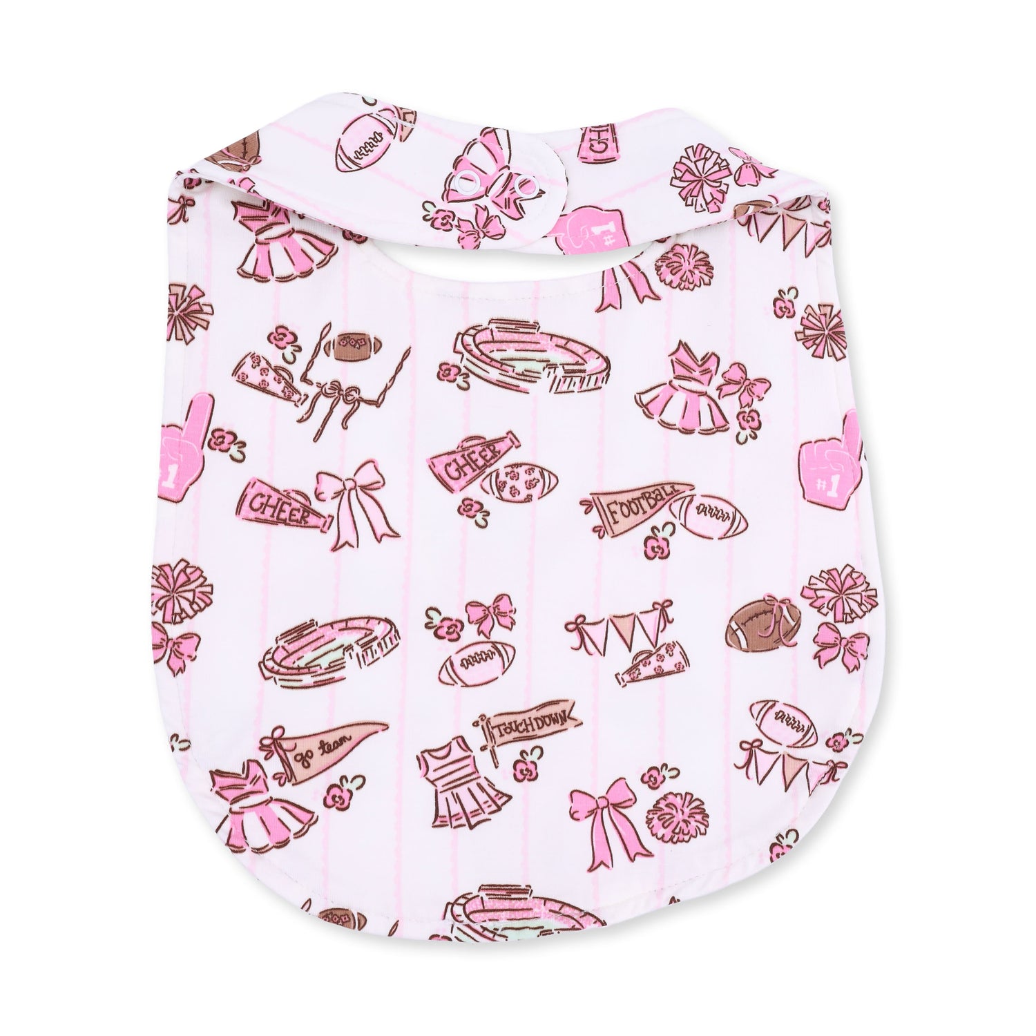 Football Cheer Nursery - Feeding Bib by Angel Dear (view 2 of 3)