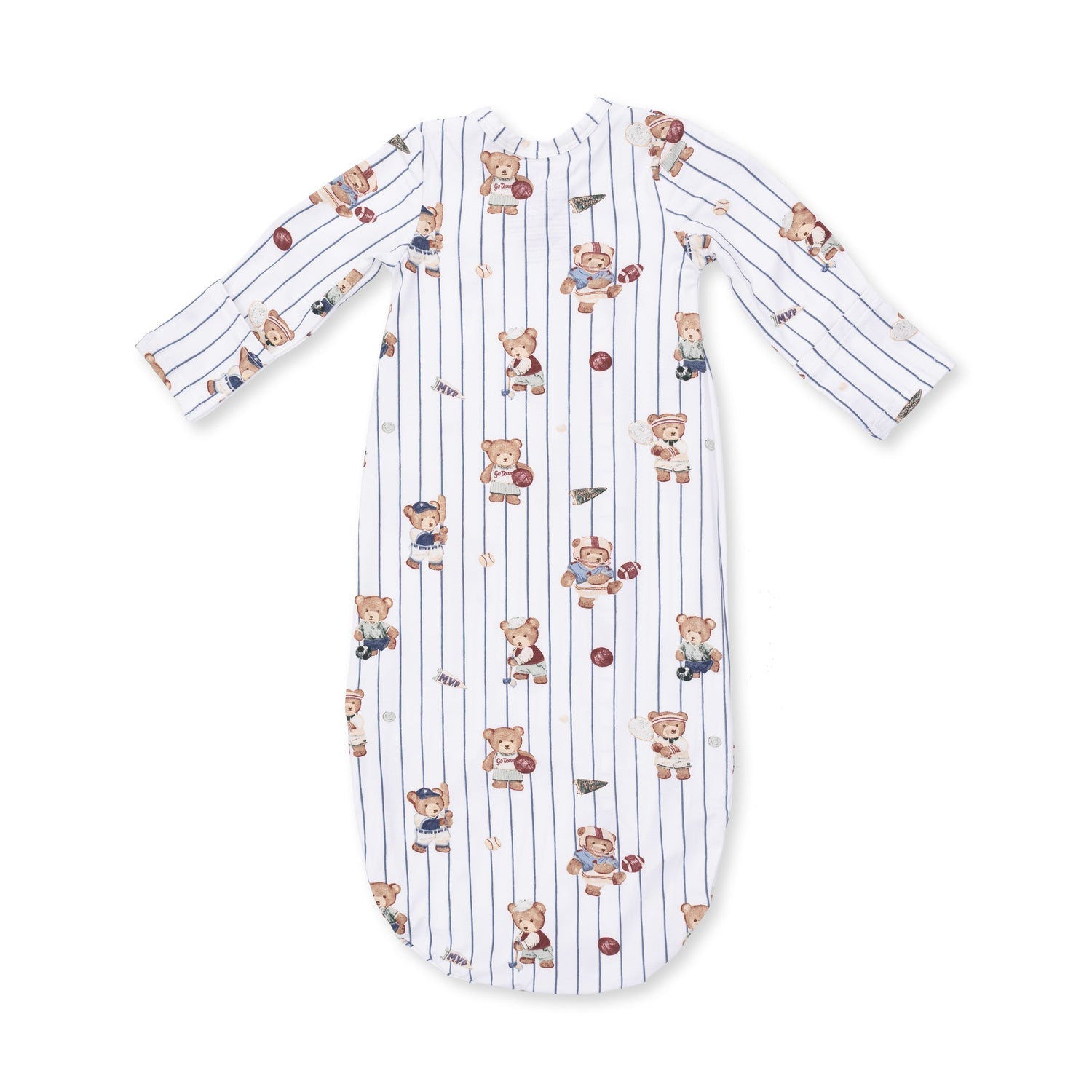 Mixed Sports Bears - Bundle Gown and Knotted Hat