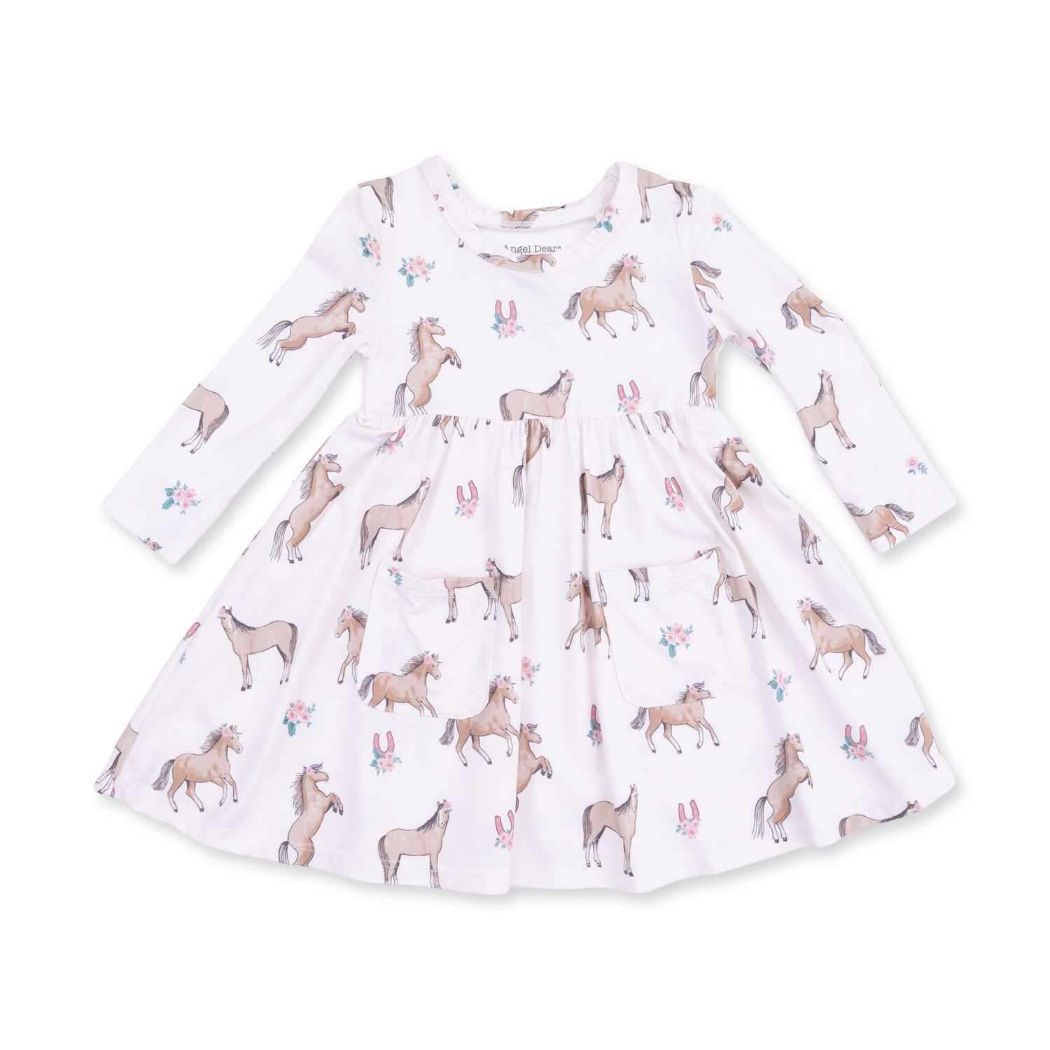 I Love Horses - Twirly Long Sleeve Dress