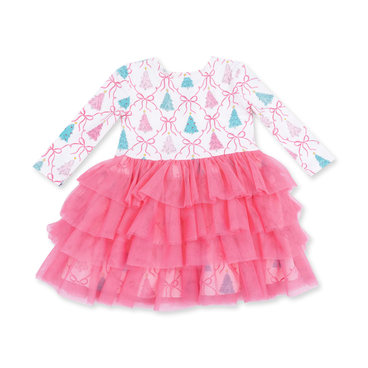 Bow Trellis Tree - Twirly Long Sleeve Tutu Dress and Cartwheel Short by Angel Dear