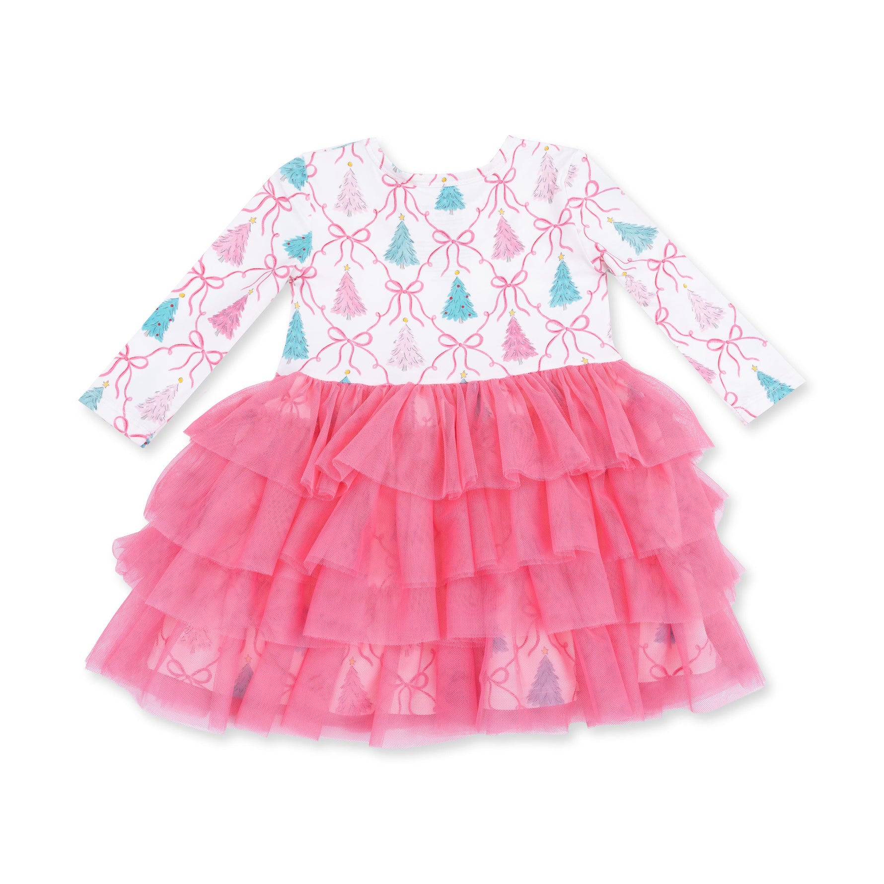 Bow Trellis Tree - Twirly Long Sleeve Tutu Dress and Cartwheel Short by Angel Dear