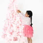 Bow Trellis Tree - Twirly Long Sleeve Tutu Dress and Cartwheel Short by Angel Dear