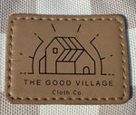 Wipes Clutch In Tan Check Multi Compartment Wet Bag For Diapering The Good Village Cloth Co. 