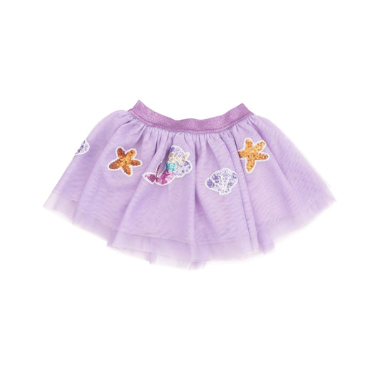 Tutu Skirt With Sequined Mermaid Appliques For Kids Angel Dear
