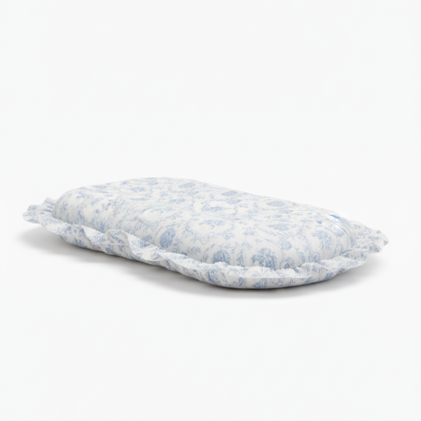 Cotton Chinoiserie Ruffle Baby Lounger Cover by Little Mae & Co