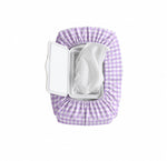 Gingham Wet Wipe Cover by Little Mae & Co