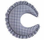 Gingham Feeding Old Support Ruffle Nursing Pillow Cover by Little Mae & Co