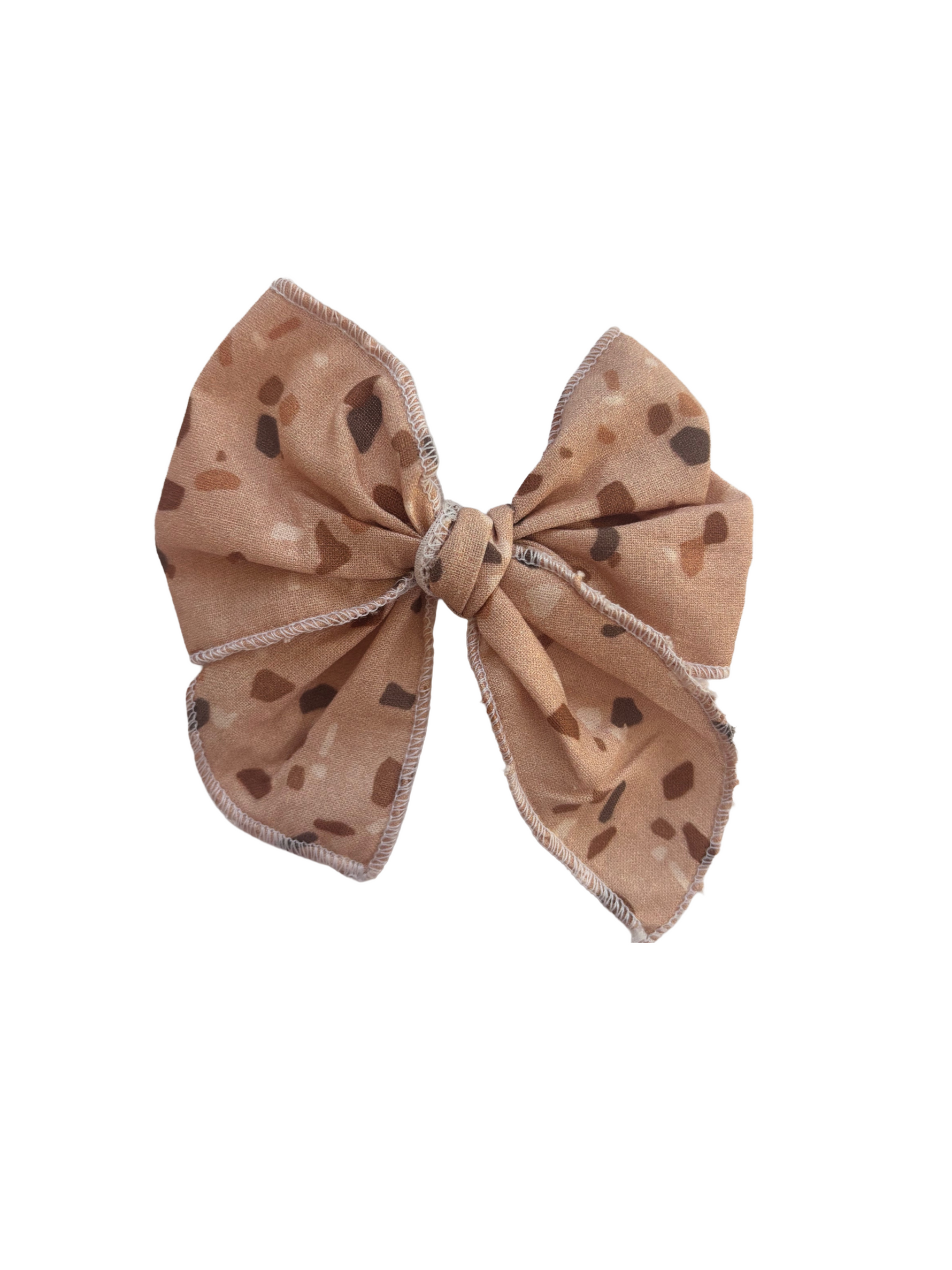 Little Mae & Co baby girl nylon sailor bow headband or clip.