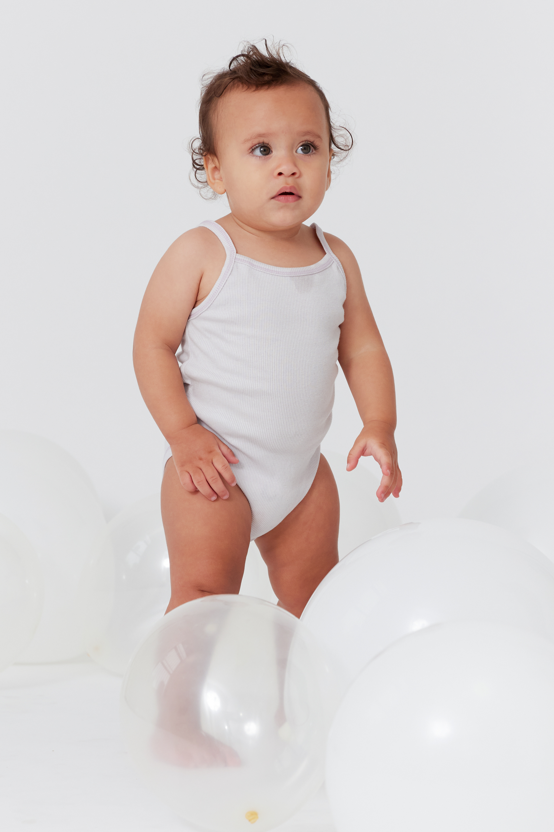 Feathers USA Baby Tank Top Bodysuits 2 Pack With Gentle Cotton For Baby Girls by Feathers USA at Everetts Place
