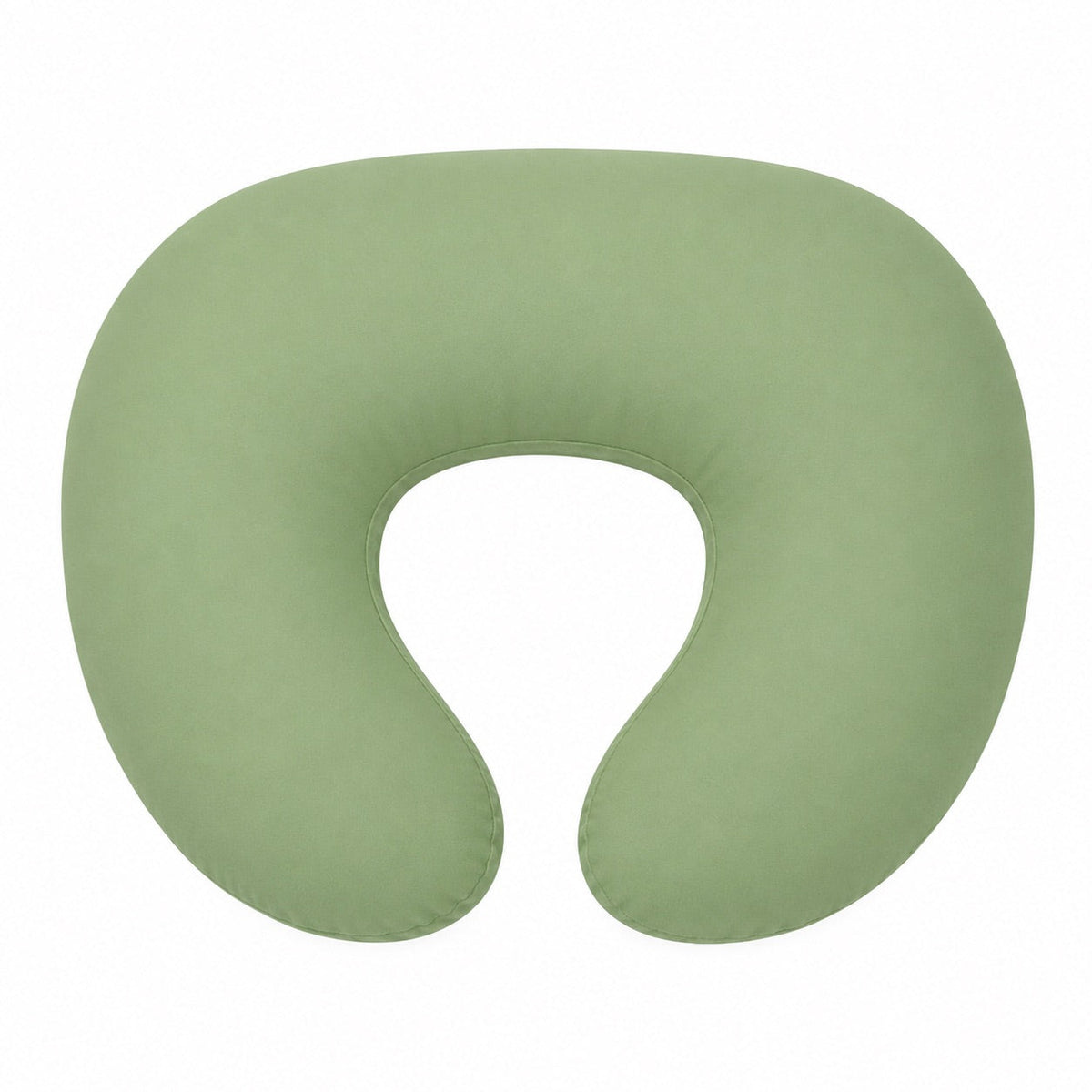 Green Ruffle Nursing Pillow Cover by Little Mae & Co