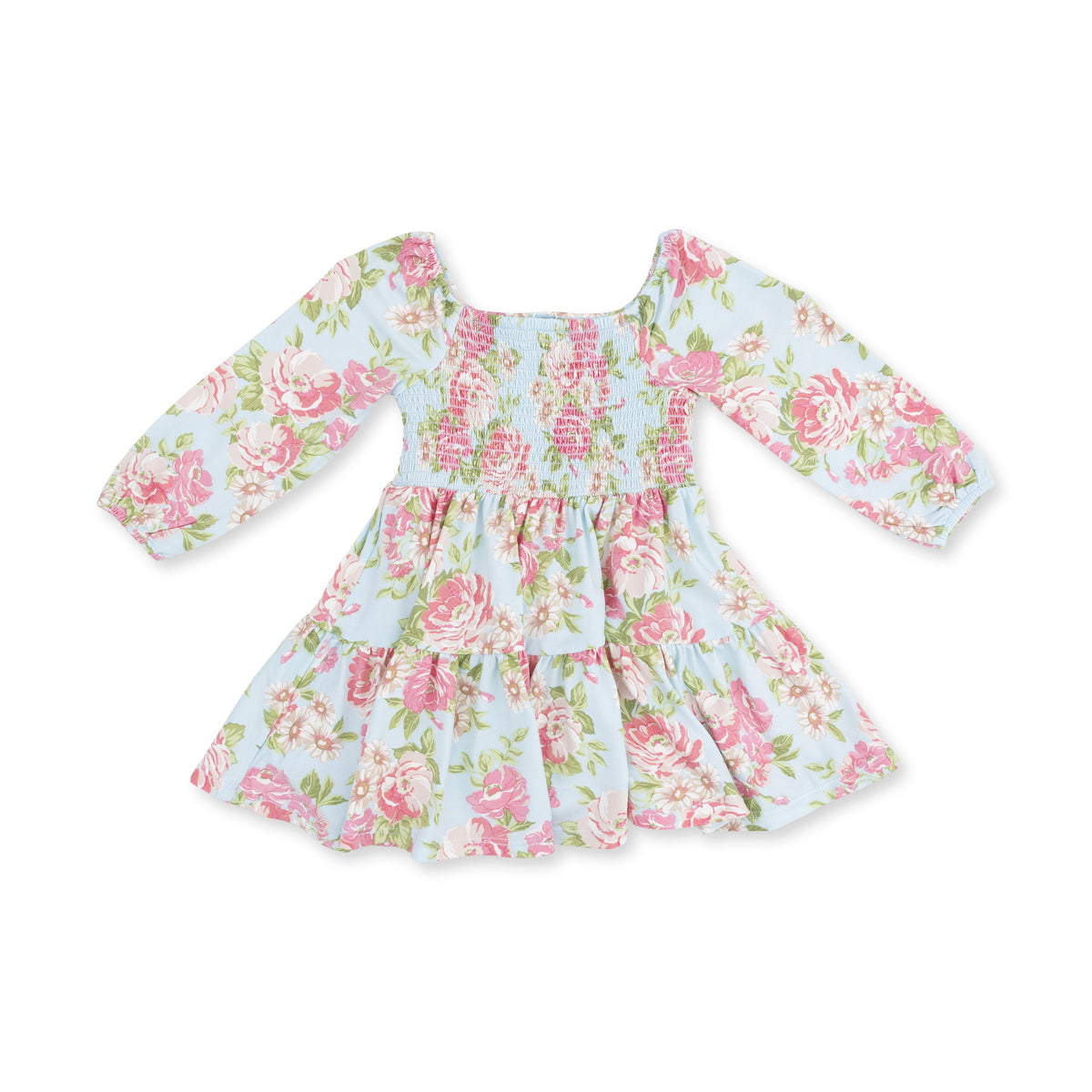 Angeline Floral Cap Sleeve Dress & Legging Set by Angel Dear (view 3 of 5)