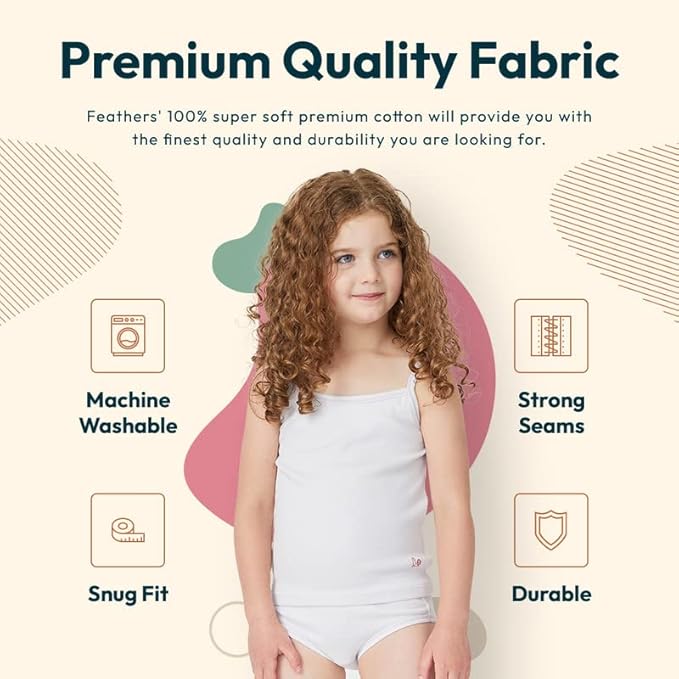 Feathers USA Underwear With Super Soft Cotton For Girls And Toddlers by Feathers USA at Everetts Place
