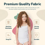 Feathers USA Underwear With Super Soft Cotton For Girls And Toddlers by Feathers USA at Everetts Place