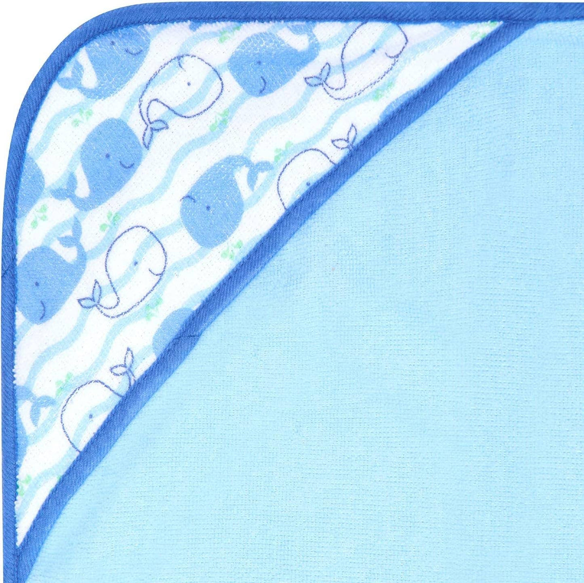 Crover soft polyester terry hooded baby towels, three pack