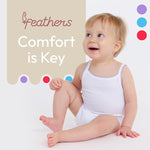 Feathers USA Baby Tank Top Bodysuit Ultra Soft Cotton For Baby Girls Multicolor by Feathers USA at Everetts Place
