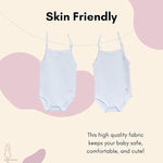 Feathers Tank Top Bodysuits for Baby Girl (2 Pack) Super Soft One-Piece Toddler Bodysuit by Feathers USA at Everetts Place