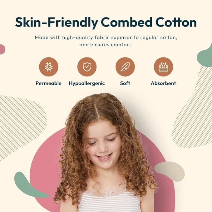 Feathers Girls and Toddler Undershirts - Kids Camisoles - Super Soft Cotton by Feathers USA at Everetts Place