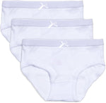 Feathers USA Tagless 100 Percent Cotton Briefs For Girls Soft Snug Fit by Feathers USA at Everetts Place