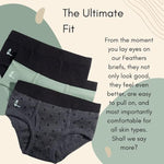 Feathers USA Cotton Stretch Briefs Tagless for Boys by Feathers USA at Everetts Place