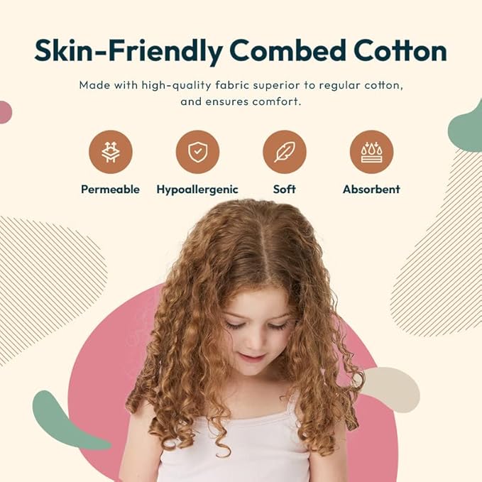 Feathers USA Kids Camisoles With Super Soft Cotton For Girls And Toddlers by Feathers USA at Everetts Place