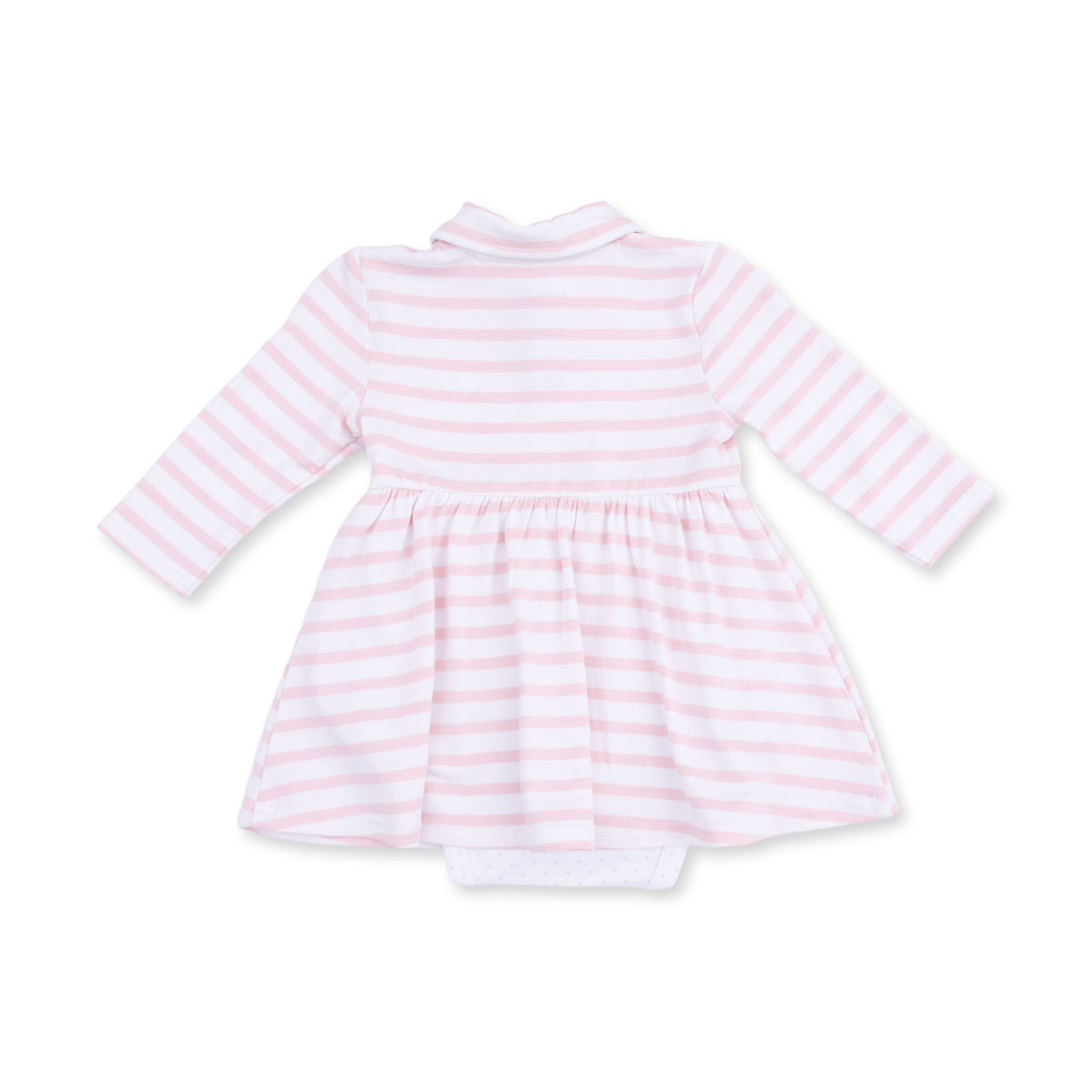 Football Dot and Stripe - Long Sleeve Tennis Bodysuit Dress by Angel Dear