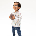 Mixed Sports Bears - Polo Long Sleeve Shirt by Angel Dear