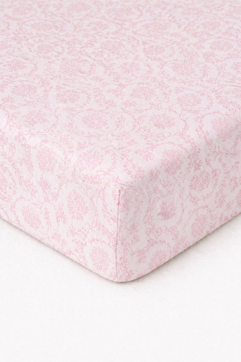 Pink Chinoiserie Crib Sheet by Little Mae & Co